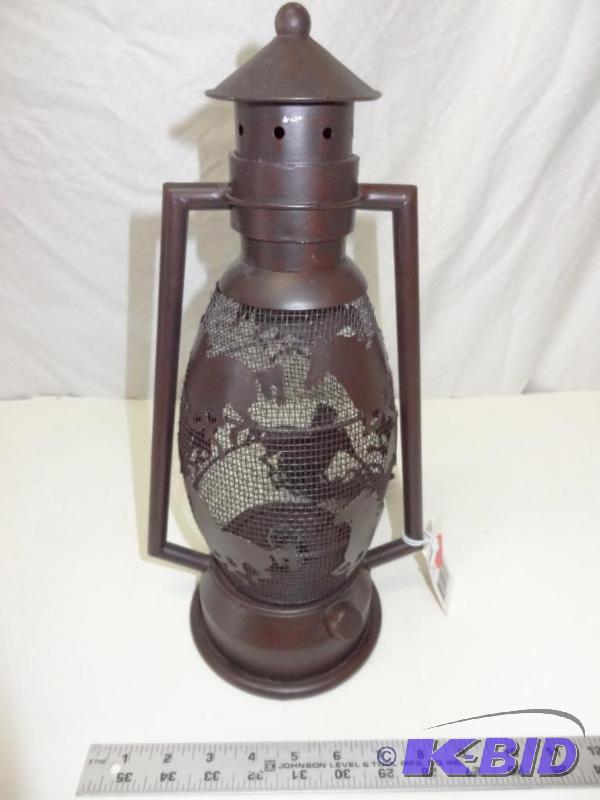 Electric horse lantern, 15 inches high....