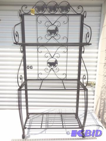 Three tier bear bakers rack,&nbsp 58 inches ...