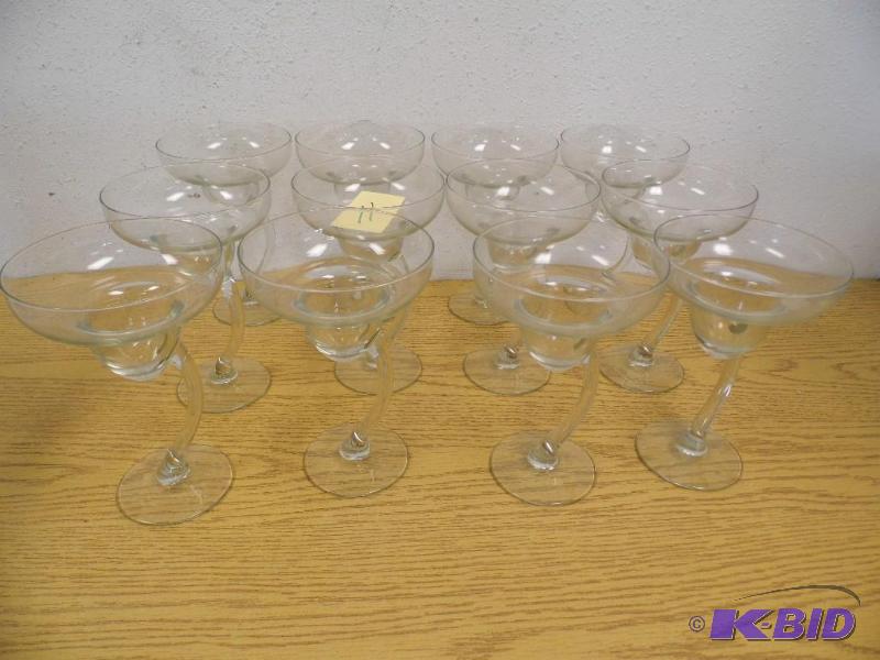 12 Margharita Glasses