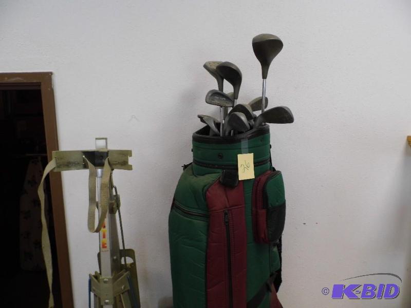 Golf Clubs with Bag & Cart