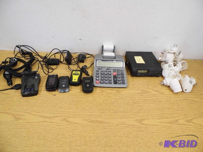 Scanner, Adding Machine & Cell Phones