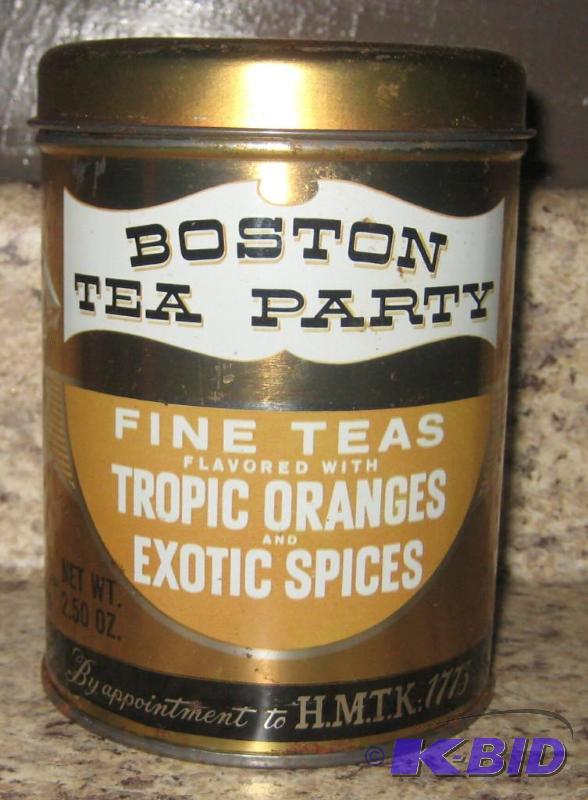 Boston Tea Party Tea Tin