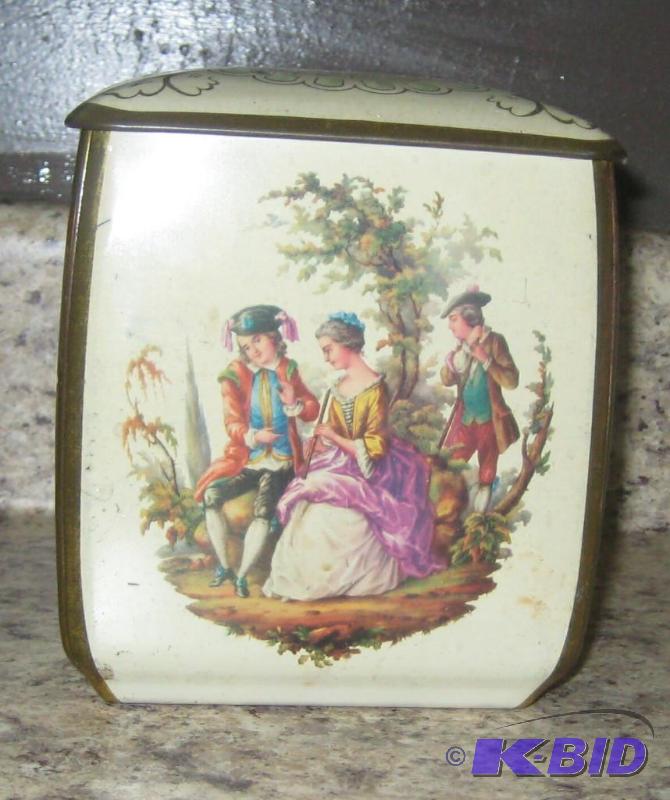 Ornate Tea Tin Box
