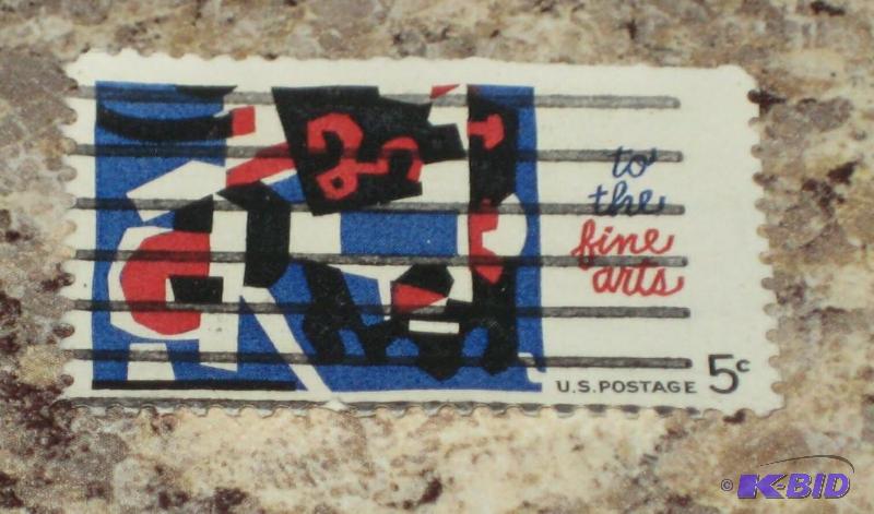 American 5 Cent Postage Stamp Commemorating Fine Art