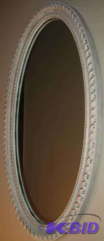 Large Oval Vintage Mirror