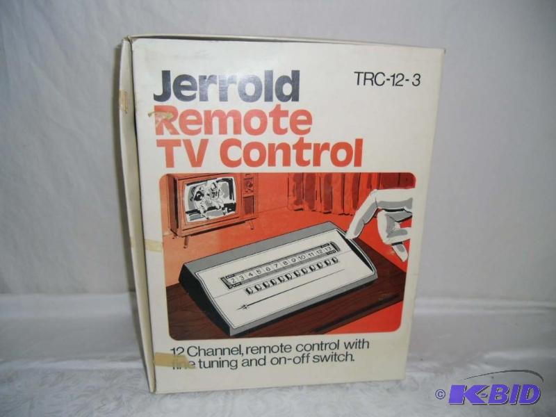 lot 20026 image: Jerrold TV Remote Control TRC-12-3 in Original Box