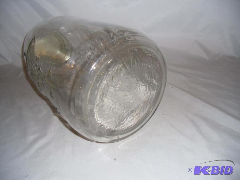 AC256 Vintage Wide-mouth Glass Pickle Jar