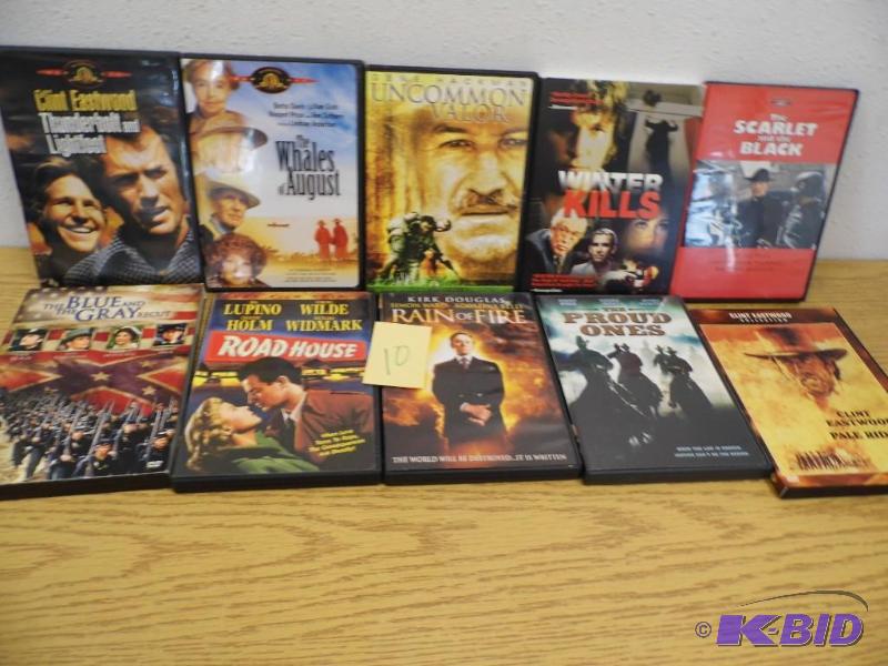 10 DVDs