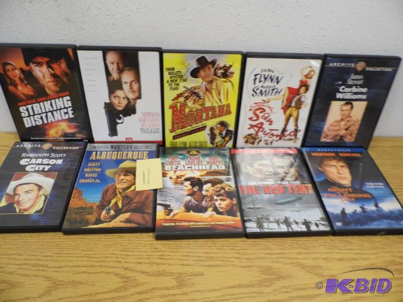 10 DVDs