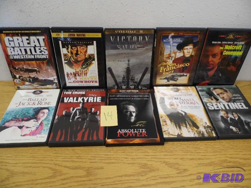 10 DVDs