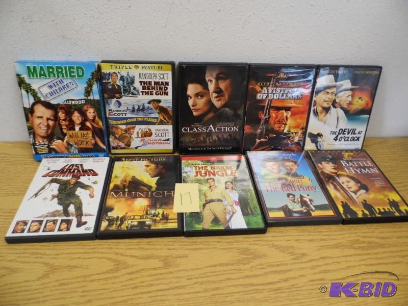 10 DVDs