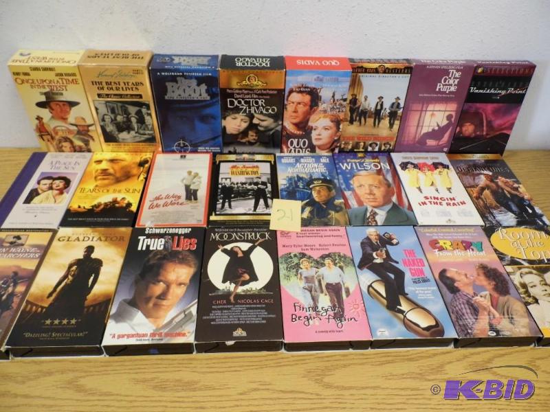 24 VHS Tapes