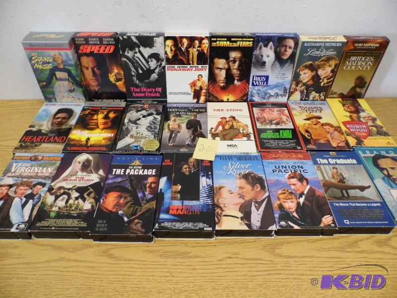 24 VHS Tapes