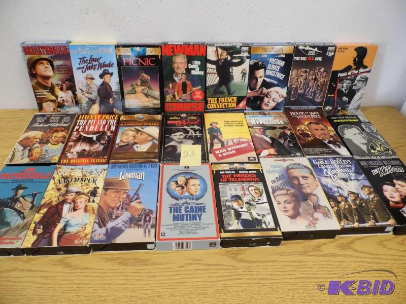 24 VHS Tapes