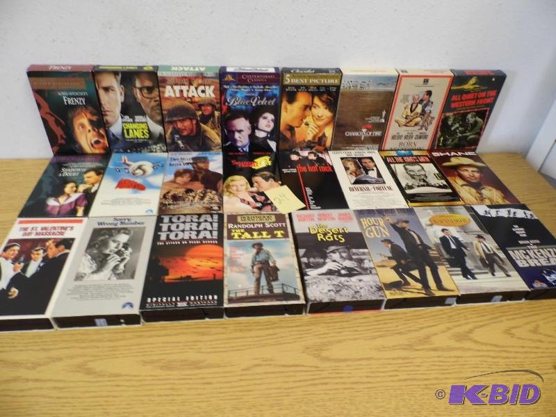 24 VHS Tapes