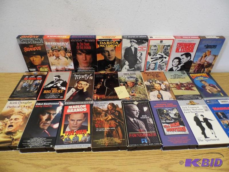 24 VHS Tapes