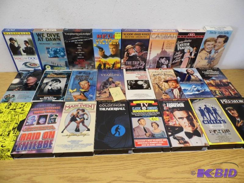 24 VHS Tapes
