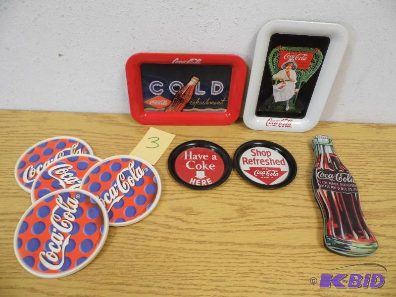 Coke Trays & Pen in Case