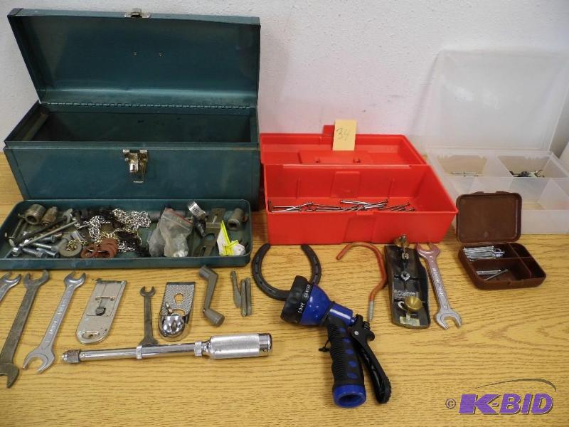 Assorted Tools and Hardware