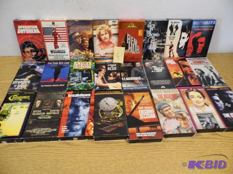 24 VHS Tapes