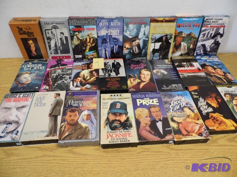 24 VHS Tapes
