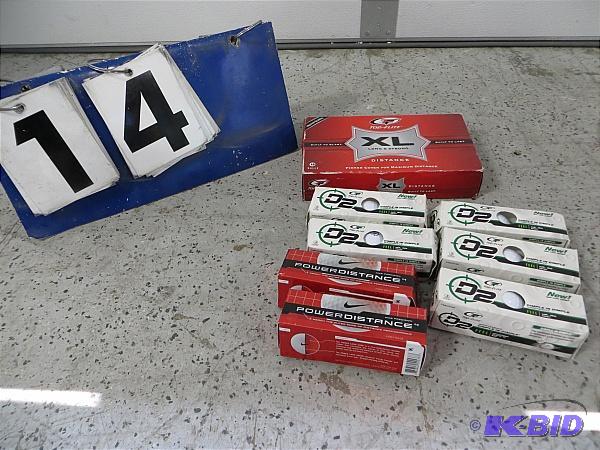 lot 14 image: Lot of New Golf Balls. Approx. 36 balls....