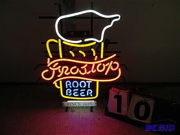 lot 10 image: Frost Top Root Beer Neon. Works. 16&quotW x ...