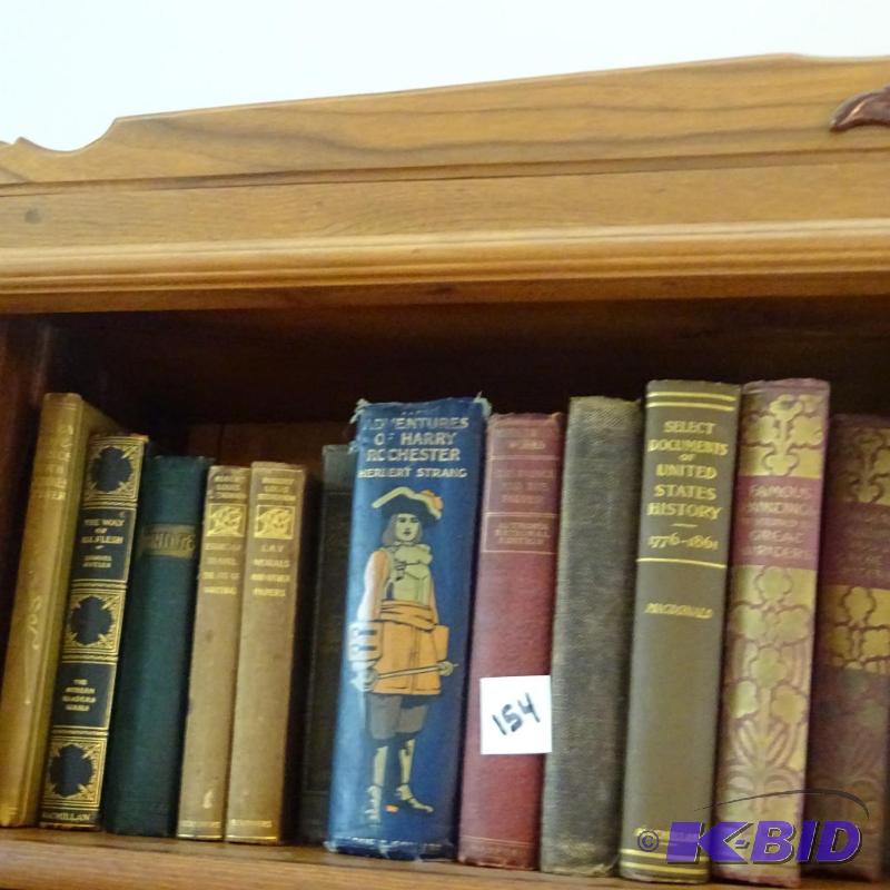 lot 154 image: 13 antique books...