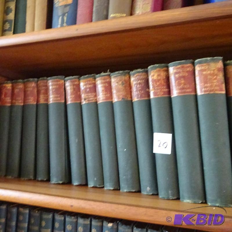 lot 20 image: Long fellows works. Vintage Qty. 14...