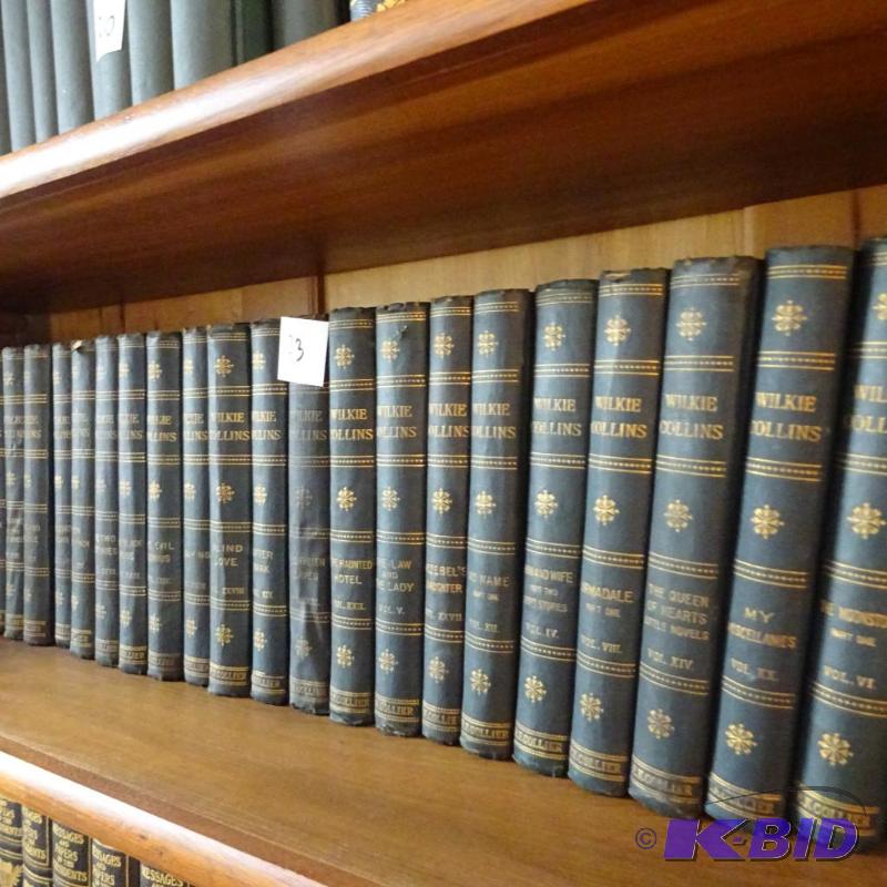 lot 23 image: Willkie Collins novels. Qty. 28...