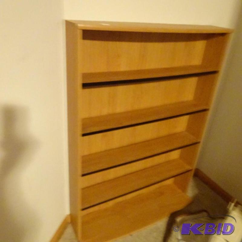 lot 98 image: VHS shelf unit. 32x7x45...