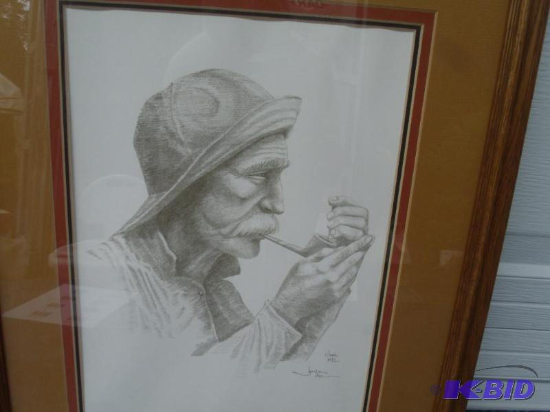Framed Pencil Sketch