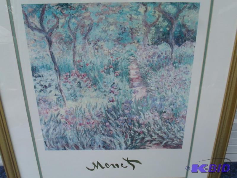 Framed Monet Print