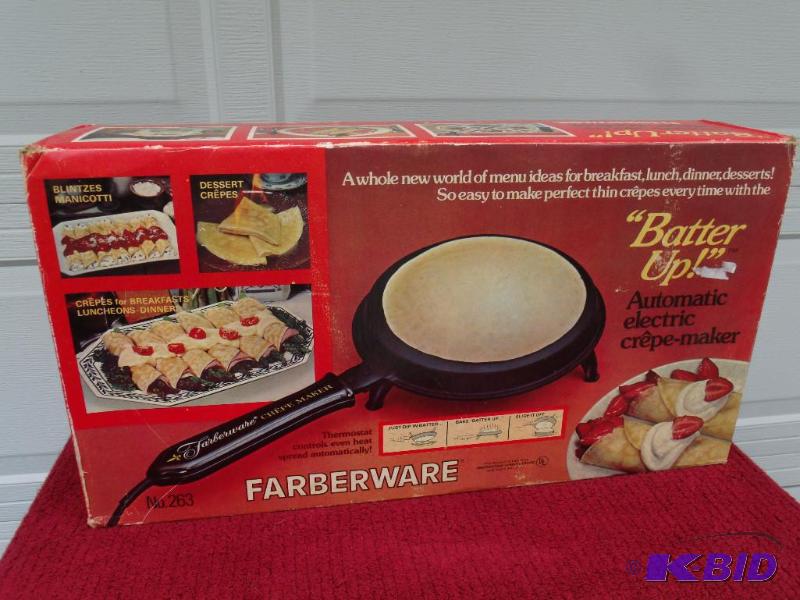 Vintage Faberware Electric Crepe-maker