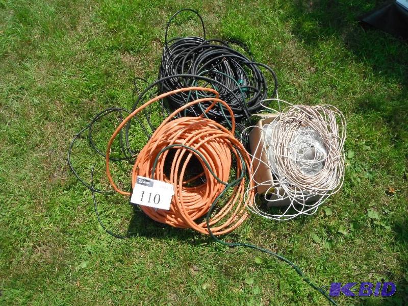 lot 110 image: Lot of (3) bundles of wiring...