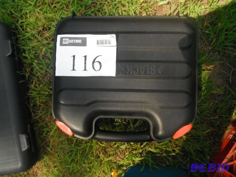 lot 116 image: Black & Decker brand 12V drill and Black ...
