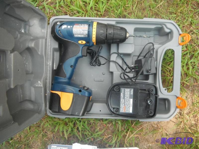 lot 120 image: 12.0 V drill and Ryobi&nbspbrand charger...