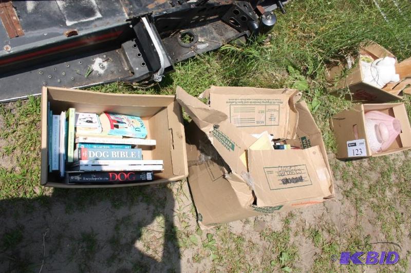 lot 176 image: Lot of (2) boxes with various items including...