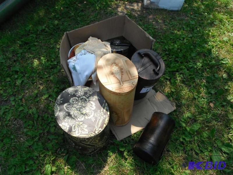 lot 194 image: Lot of (6) items including a waffle maker, co...