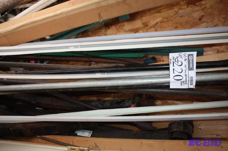 lot 220 image: Lot of multiple items including (4) 34"...
