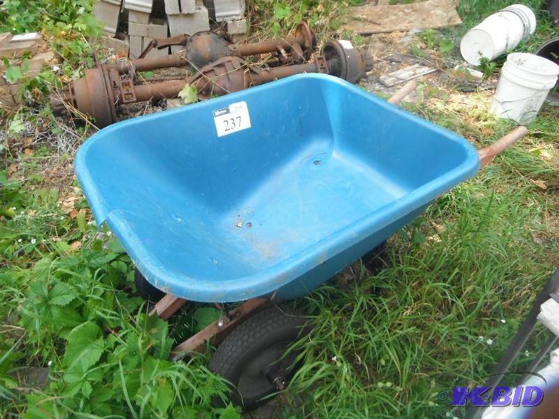 lot 237 image: Jackson brand wheelbarrow 8 cu.ft...