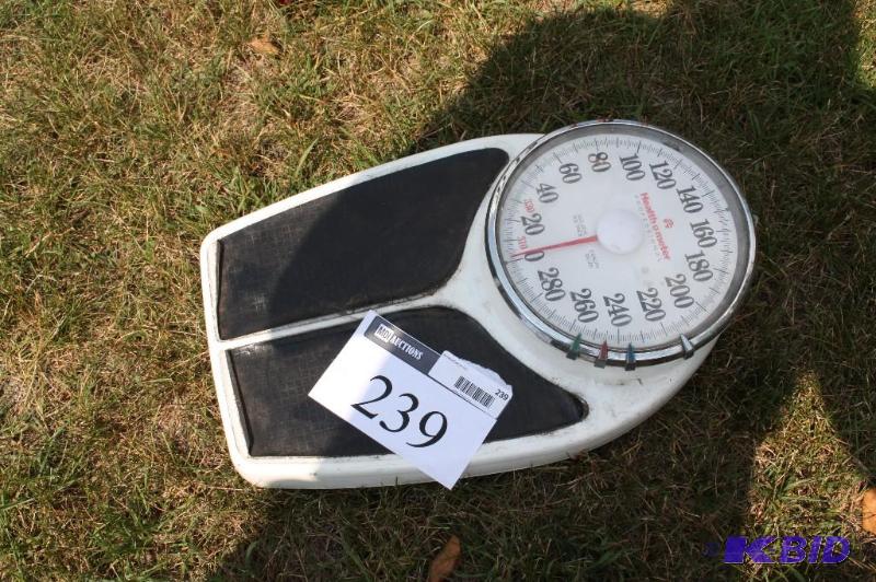 lot 239 image: Health o meter professional scale, capacity 3...