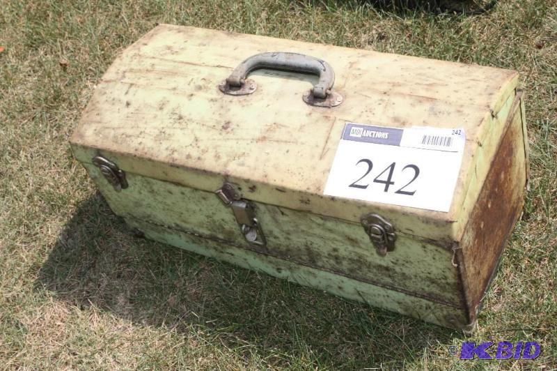 lot 242 image: Metal Tool &nbspBox with Contents Included...