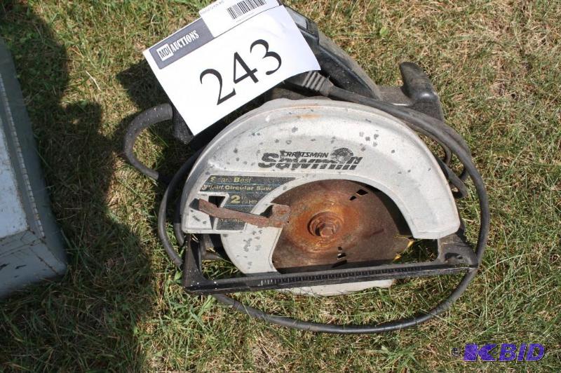 lot 243 image: Craftsman Sawmill brand 7 14" circular ...
