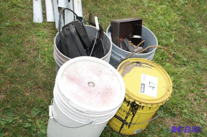 lot 47 image: Lot of (4) containers filled with miscellaneo...