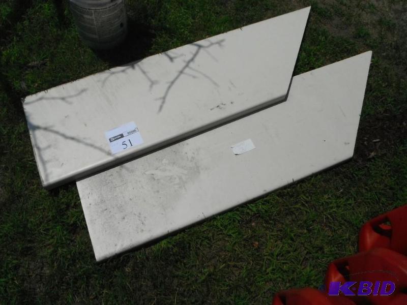 lot 51 image: Lot of (2) Laminate Countertops - 64" x ...