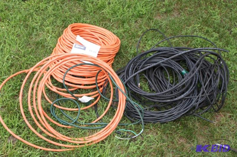lot 67 image: Multiple rolls of wiring ...