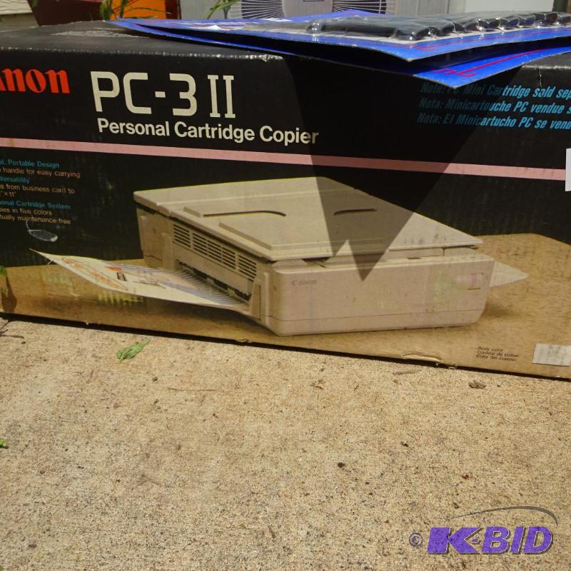 lot 107 image: Canon PC-3II Personal Catridge Copier. New in...