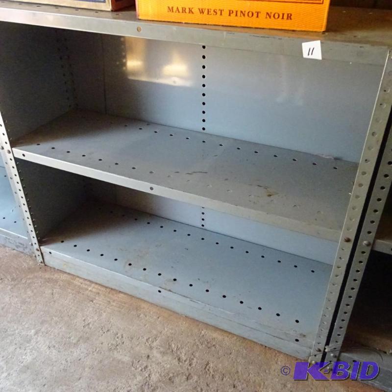 lot 11 image: 36x12x30 Metal Shelf...