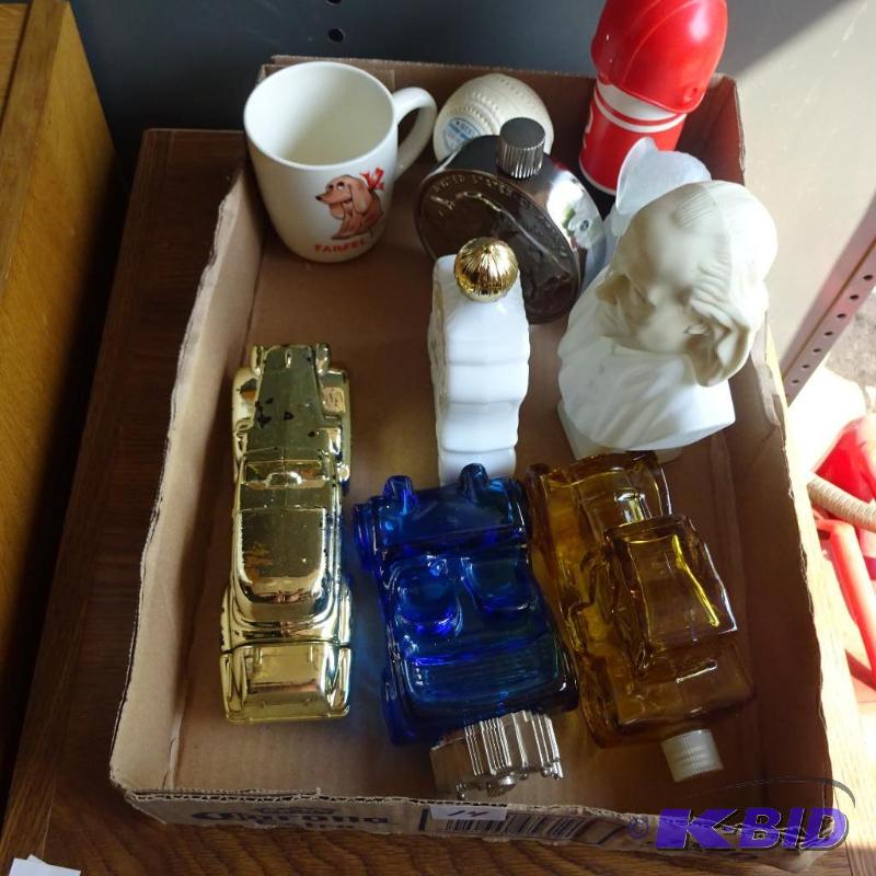 lot 14 image: Vintage Avon Canister. Qty 9...